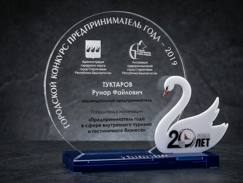 Городской конкурс «Предприниматель года — 2019»: победитель в номинации «Предприниматель года в сфере внутреннего туризма и гостиничного бизнеса»